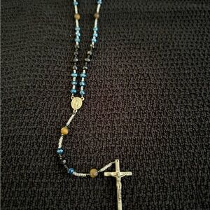 Blue and Black Jewelry Accessory